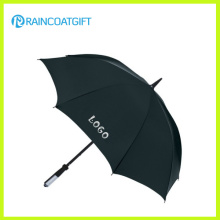 Logotipo personalizado da marca impresso guarda-chuva de publicidade em linha reta